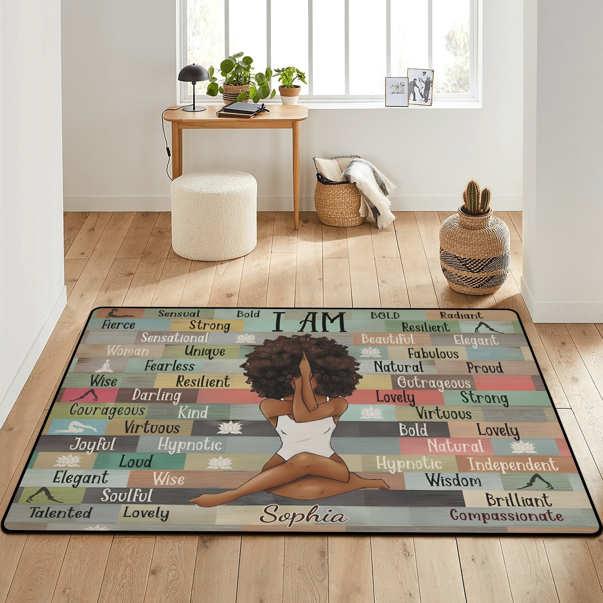 I Am... Sofa Area Bedroom Rug