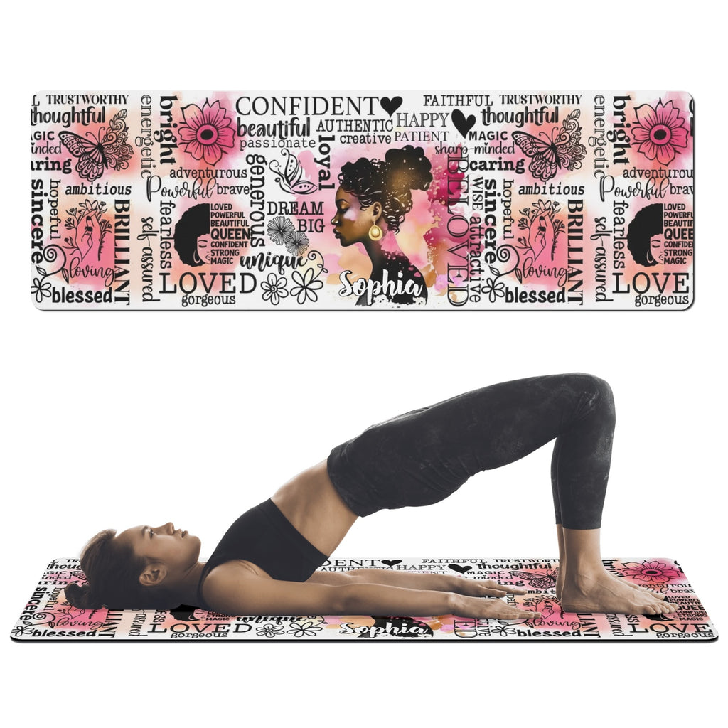 Personalized 4mm Rubber Yoga Mat