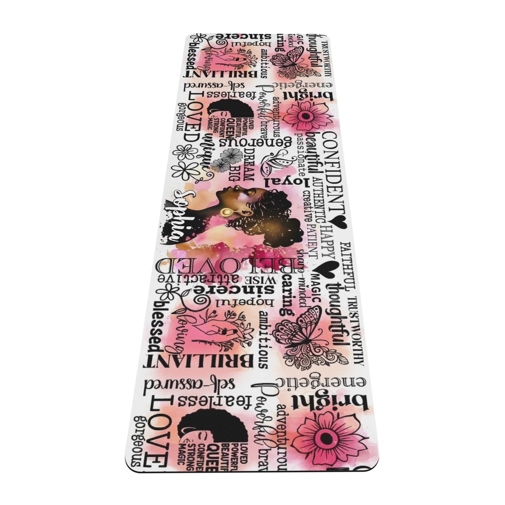 Personalized 4mm Rubber Yoga Mat
