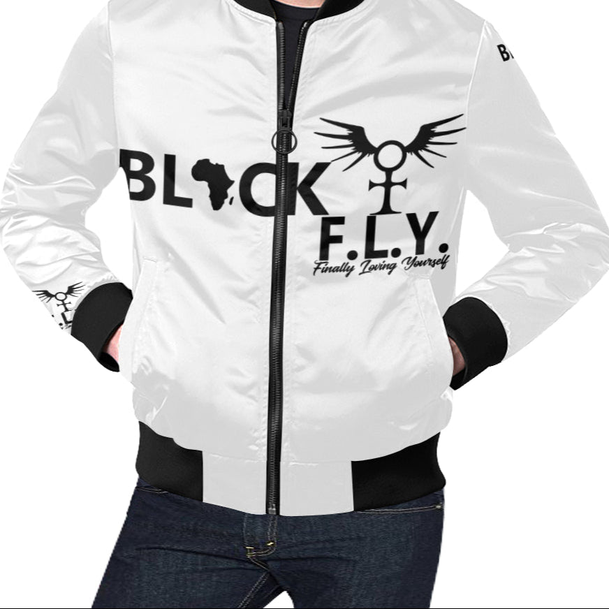 BLACK F.L.Y. Bomber Jacket for Men