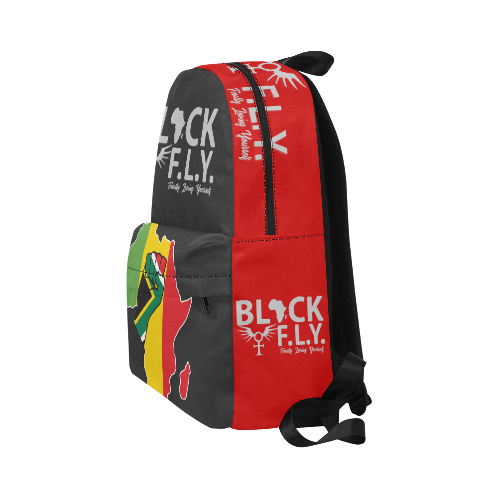 BLACK F.L.Y. Fist Pump Unisex Classic Backpack