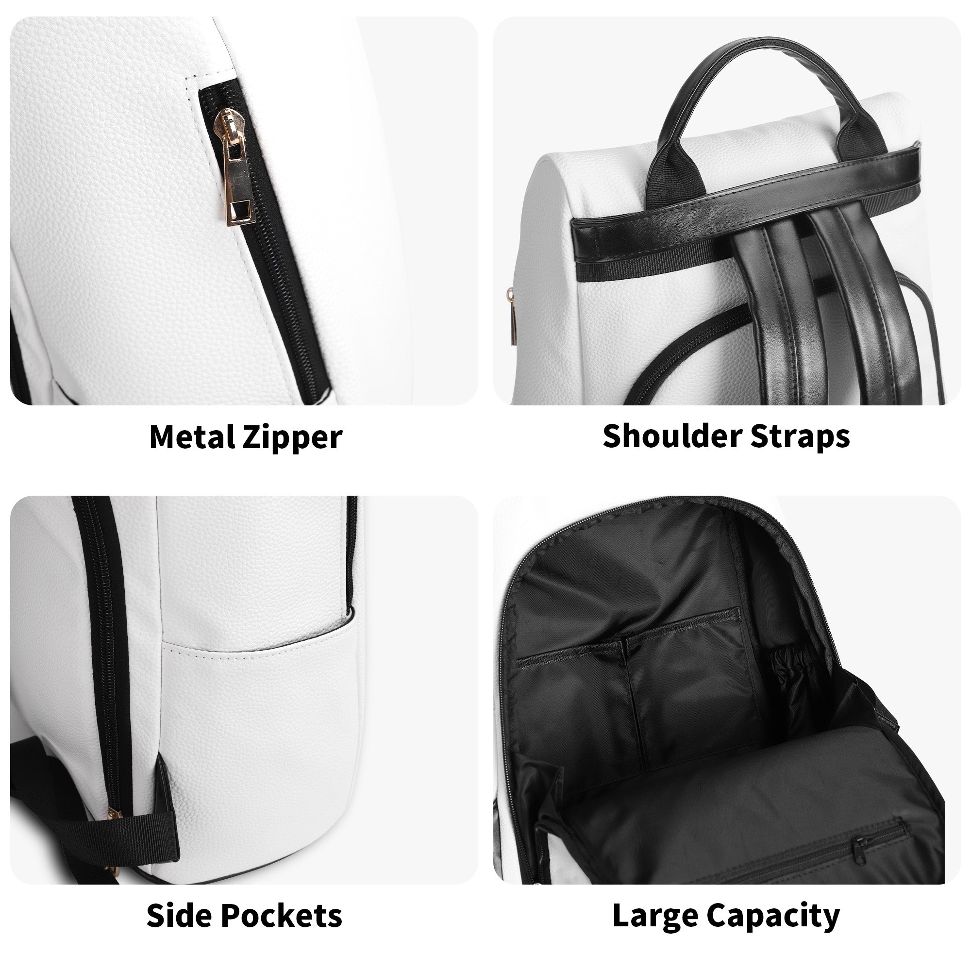 New Travel PU Daypack Anti-theft Backpack Nursing Bag