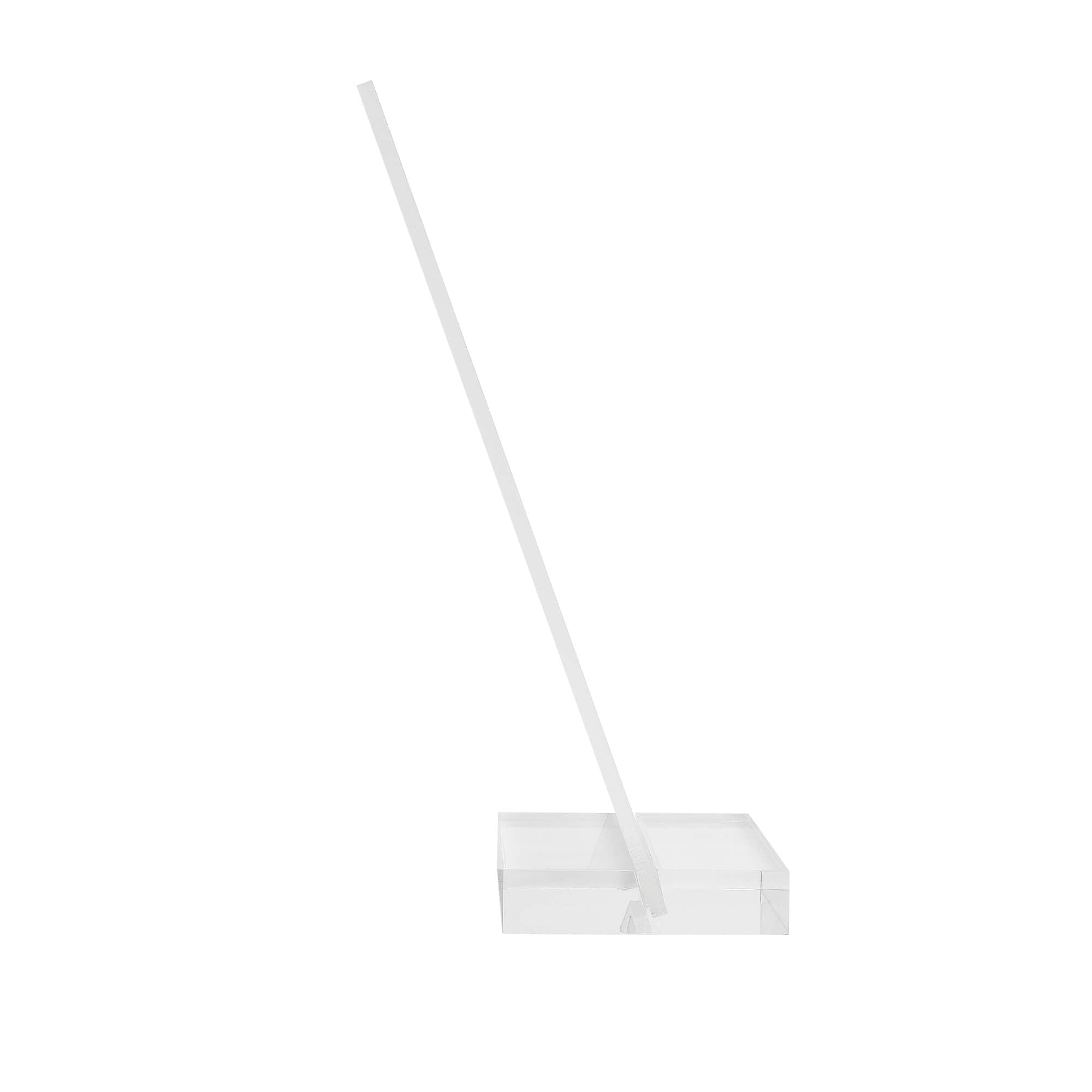 God Says I am Personalized Name Acrylic Table Sign Stand with Base