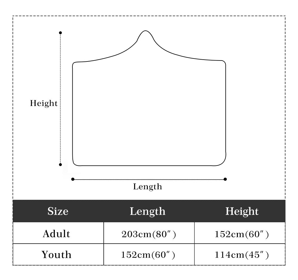 Personalized Wearable Hooded Blanket for Adult & for Kids