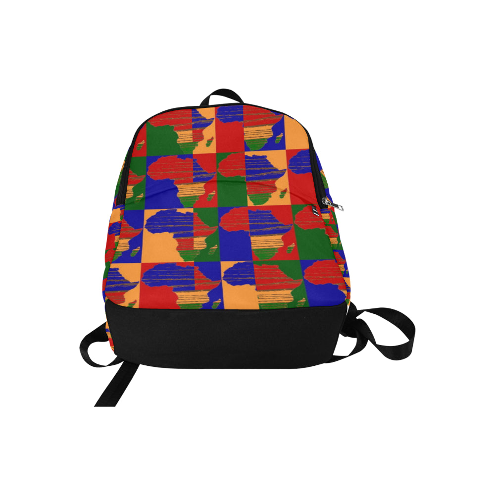 Africa Print 16 Fabric Backpack for Adult