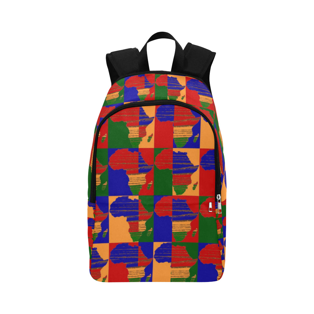 Africa Print 16 Fabric Backpack for Adult