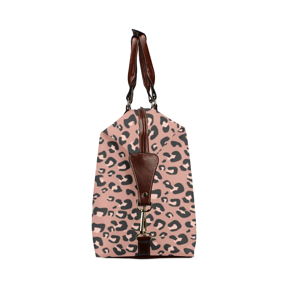 BLACK F.L.Y. Classic Travel Bag (Animal Print)