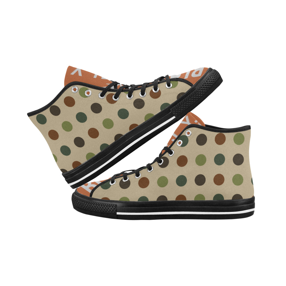 Polka Dot Women's Canvas Shoes