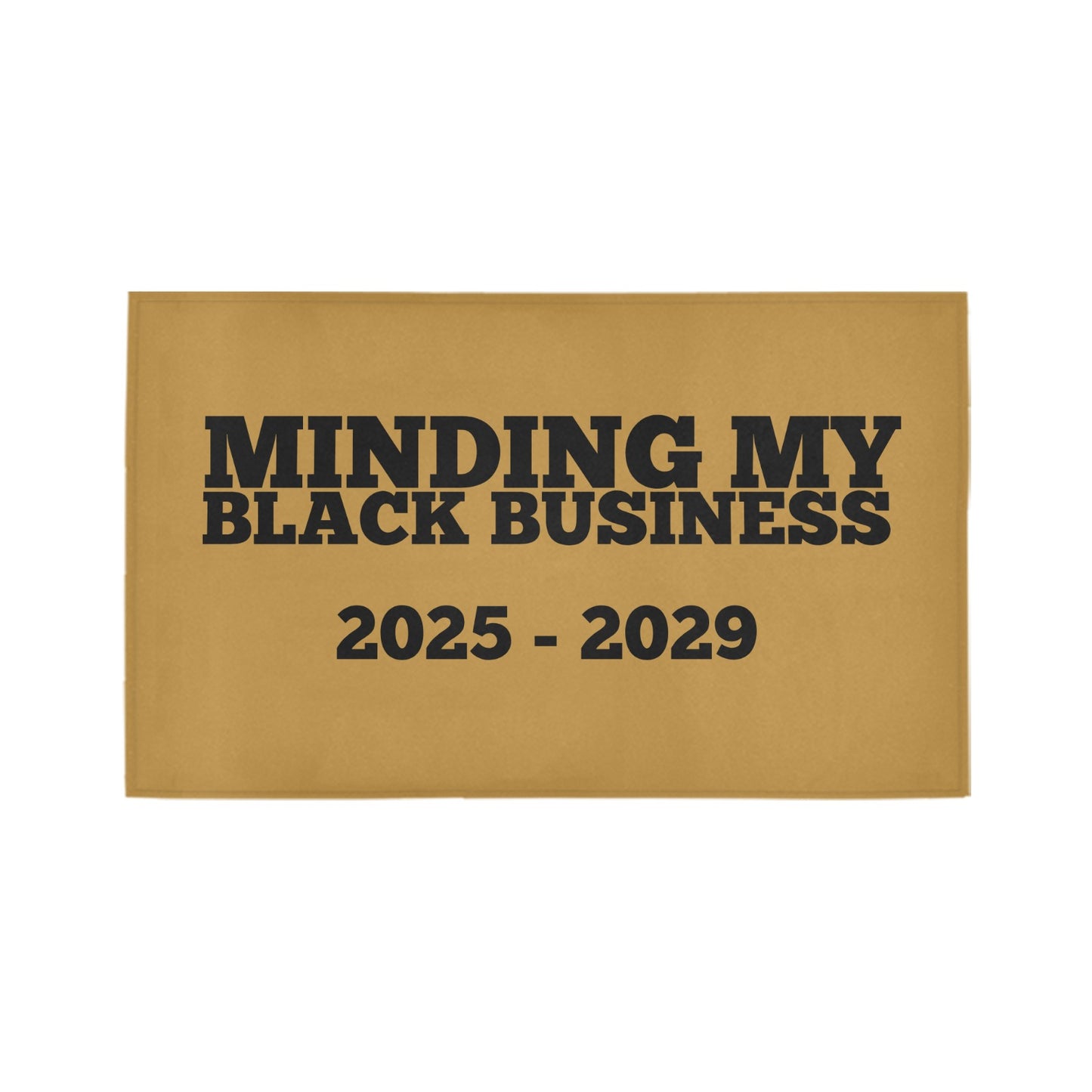 MINDING MY BLACK BUSINESS Azalea Doormat 30" x 18" (Sponge Material)