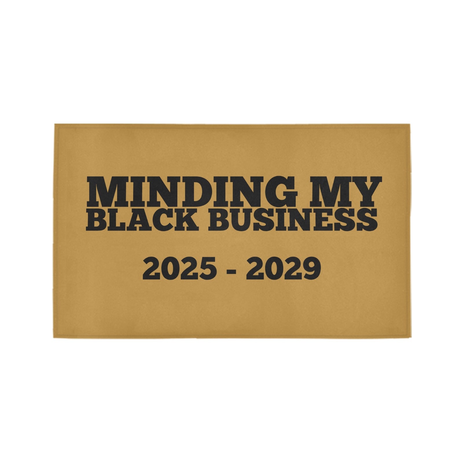 MINDING MY BLACK BUSINESS Azalea Doormat 30" x 18" (Sponge Material)