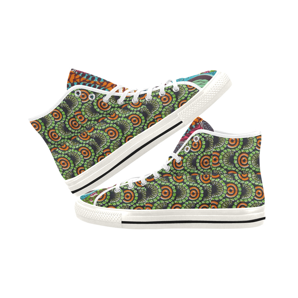 African Print 1 Women's Canvas Shoes