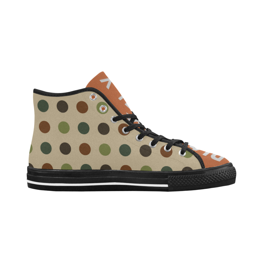 Polka Dot Women's Canvas Shoes