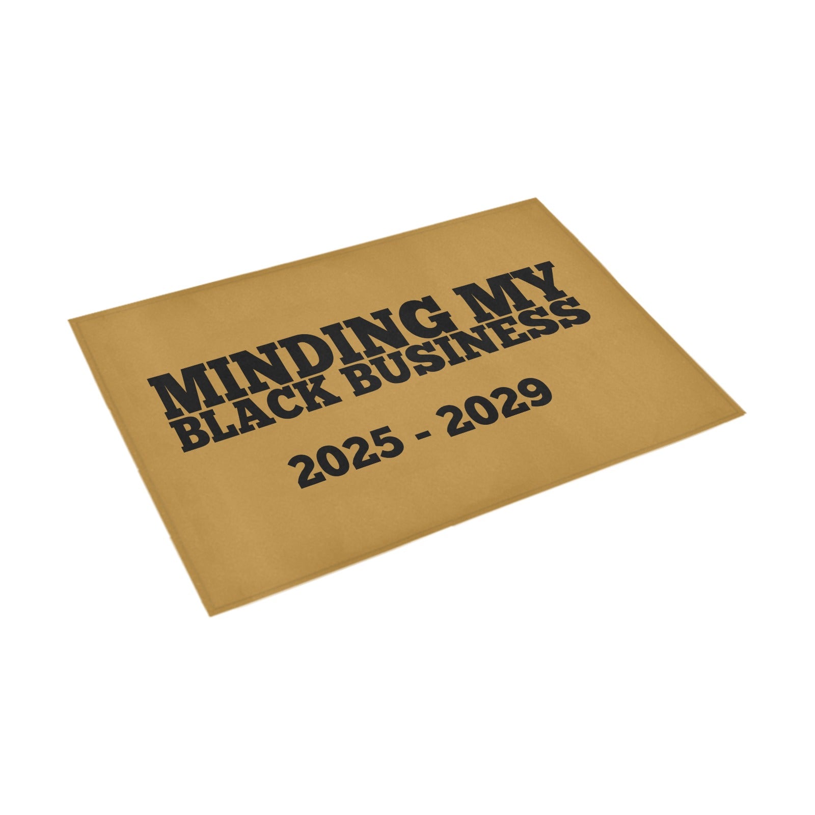MINDING MY BLACK BUSINESS Azalea Doormat 30" x 18" (Sponge Material)