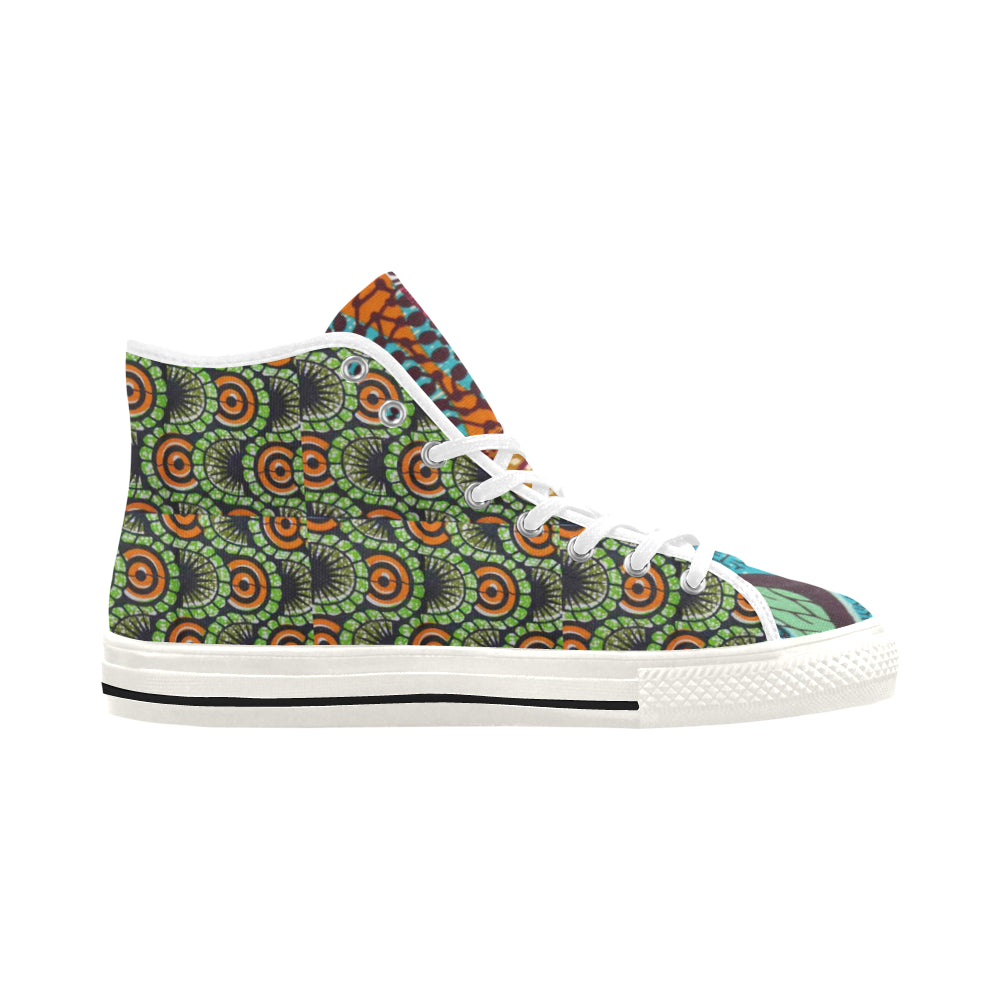 African Print 1 Women's Canvas Shoes
