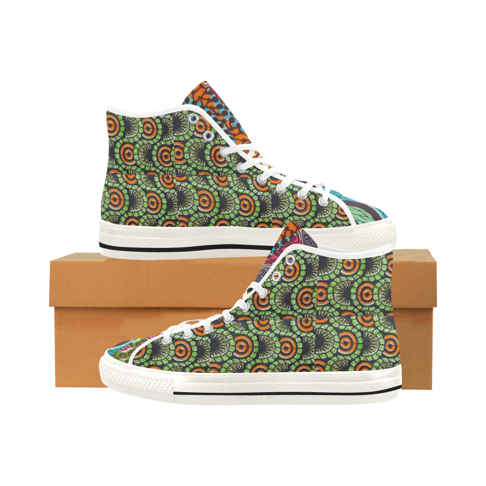 African Print 1 Women's Canvas Shoes