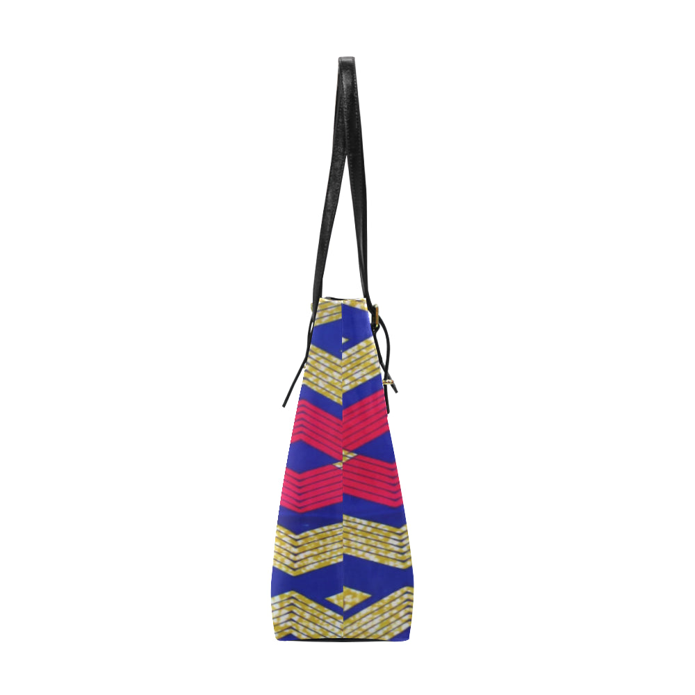 African Print 3 Tote Bag/Small