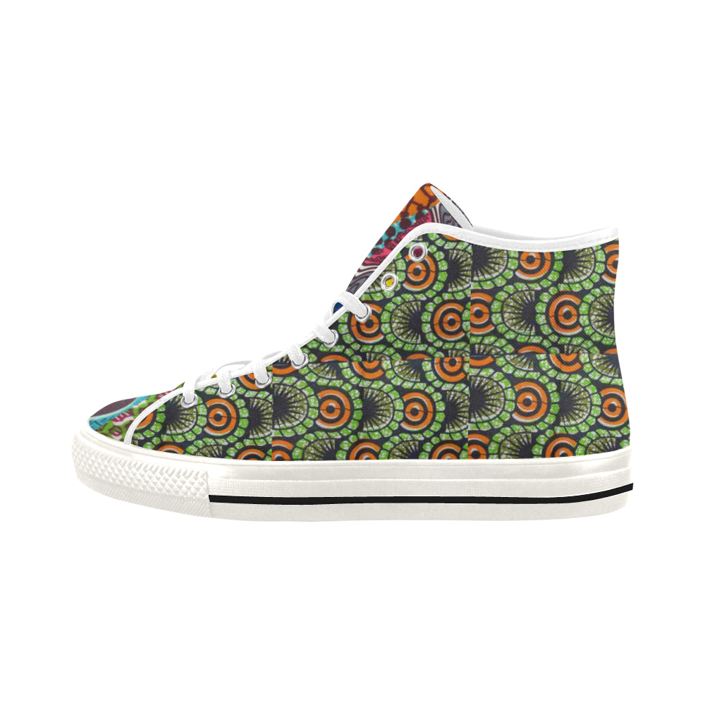 African Print 1 Women's Canvas Shoes