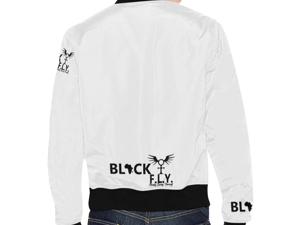 BLACK F.L.Y. Bomber Jacket for Men