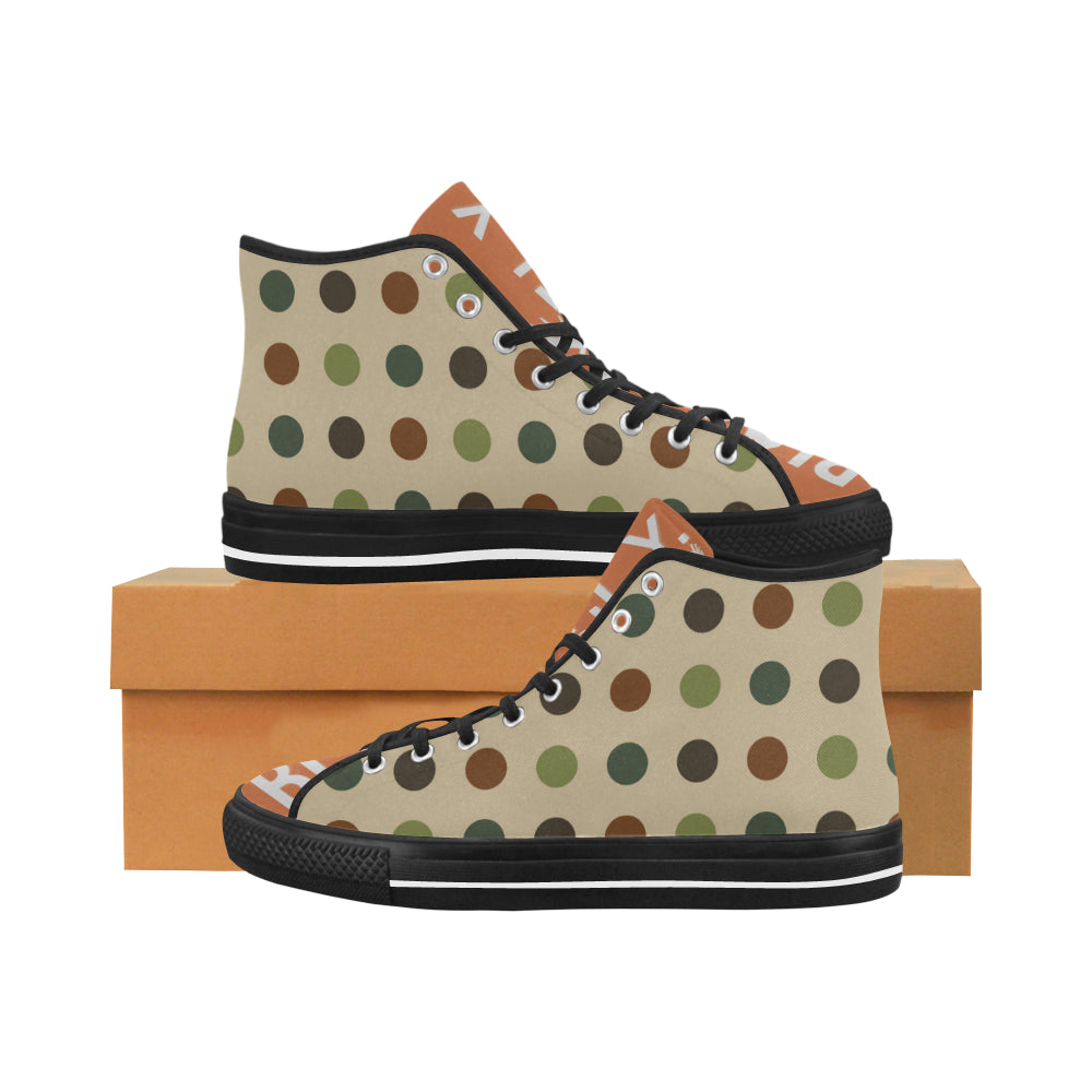 Polka Dot Women's Canvas Shoes