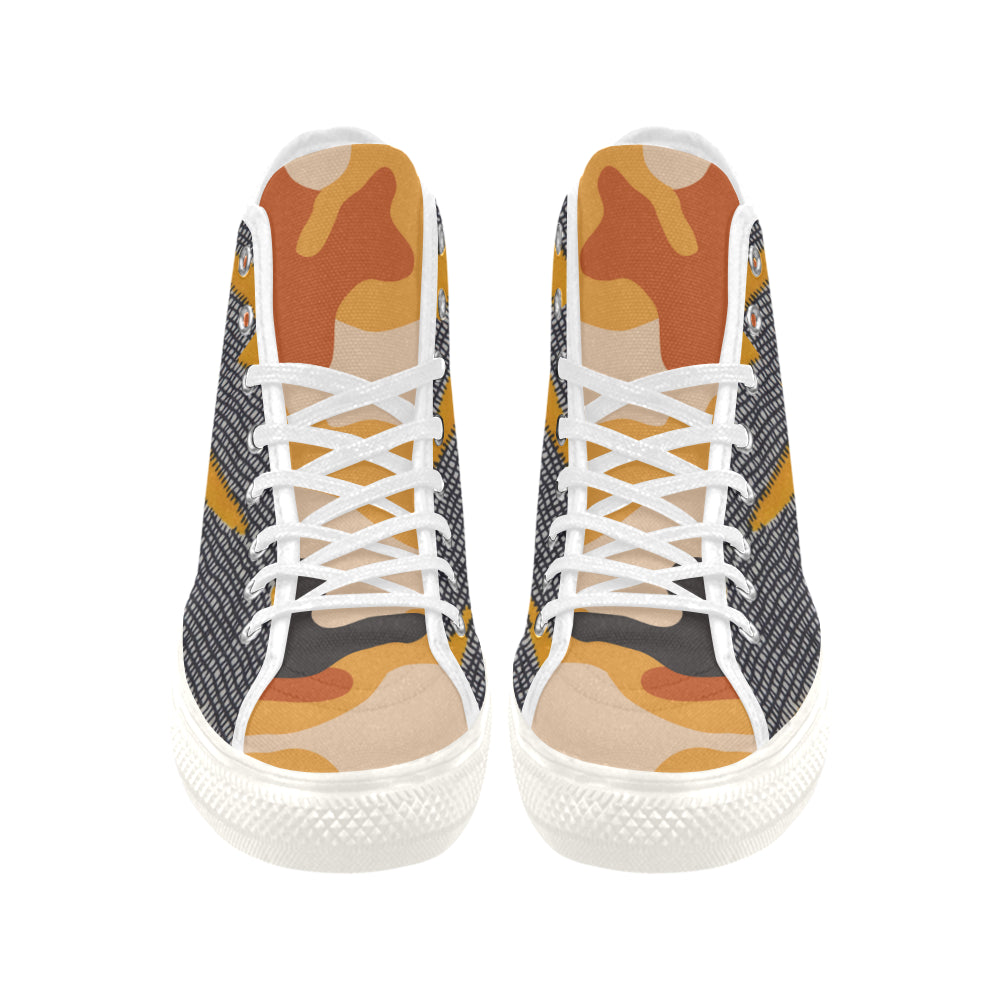 Camouflage Pattern Men's Canvas Shoes/Large