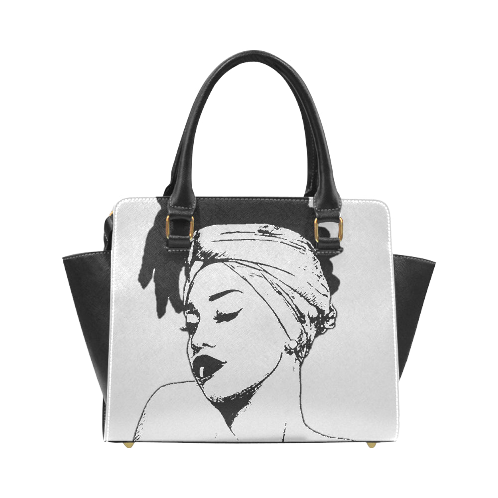 Loc'd Lady Rivet Shoulder Handbag