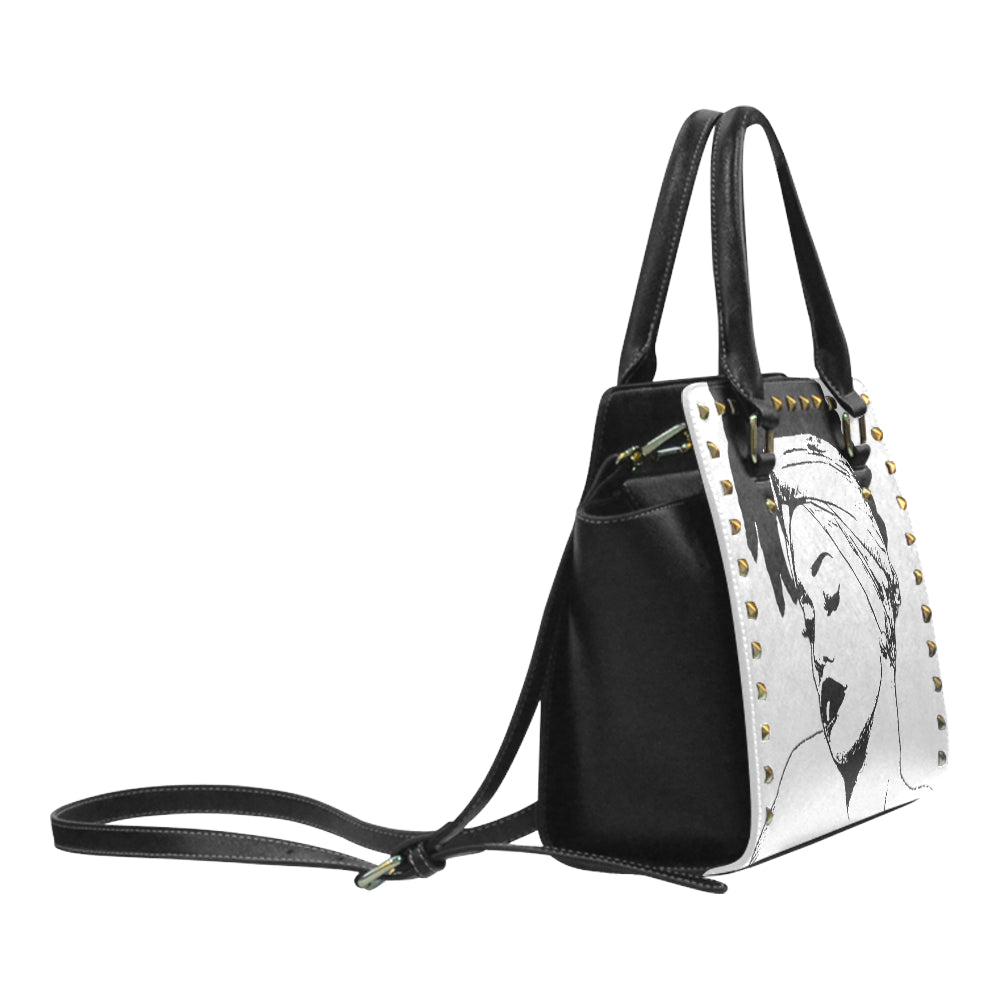 Loc'd Lady Rivet Shoulder Handbag