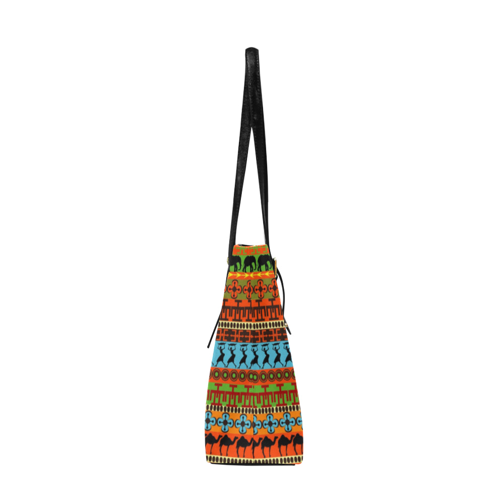 African Print 5 Tote Bag/Large