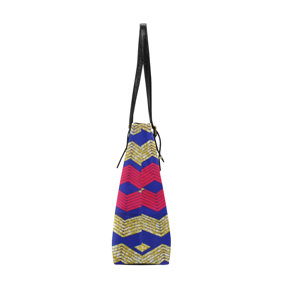 African Print 3 Tote Bag/Small