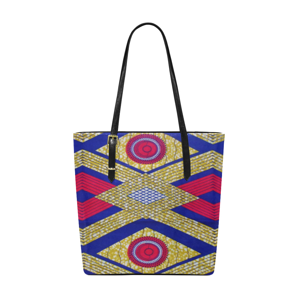 African Print 3 Tote Bag/Small