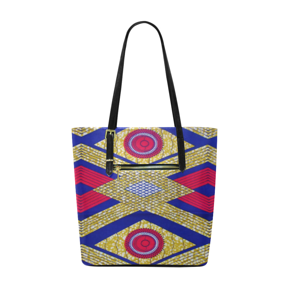 African Print 3 Tote Bag/Small
