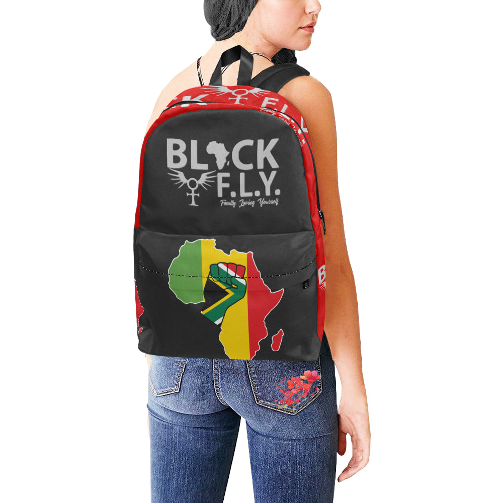 BLACK F.L.Y. Fist Pump Unisex Classic Backpack