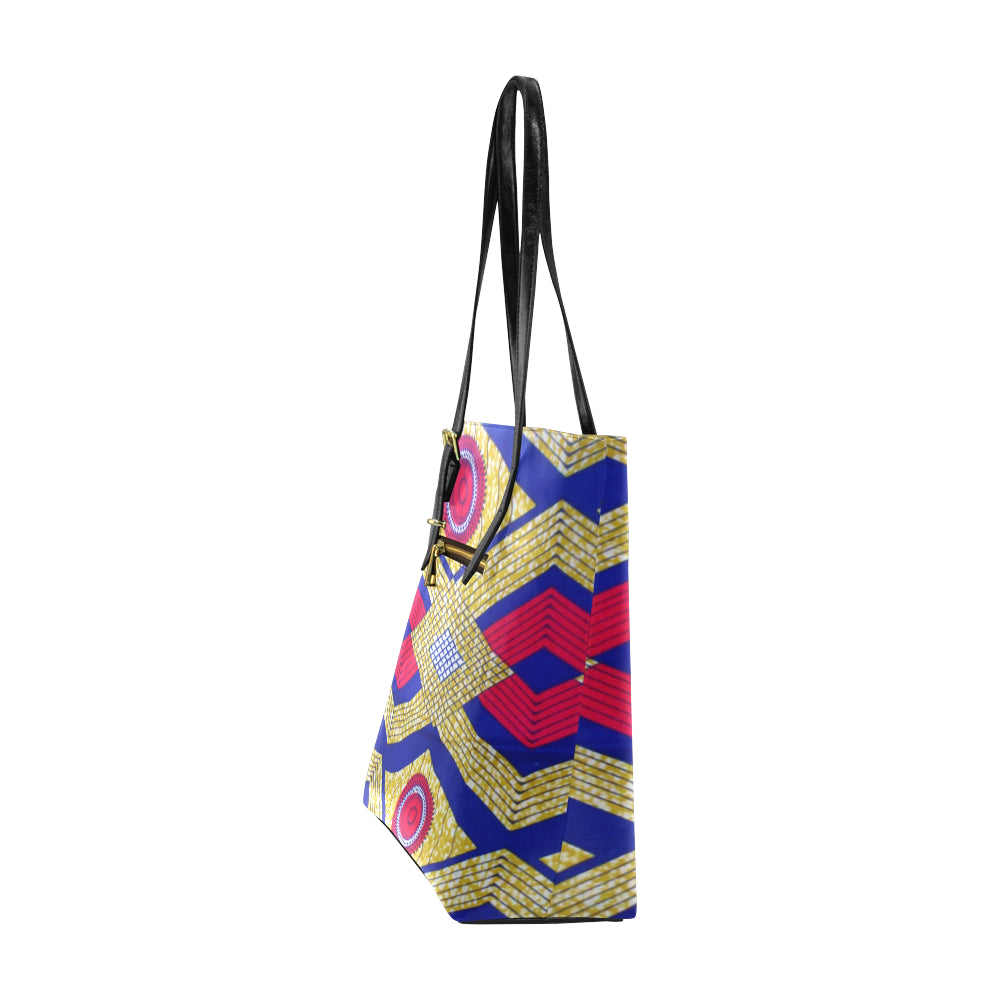 African Print 3 Tote Bag/Small