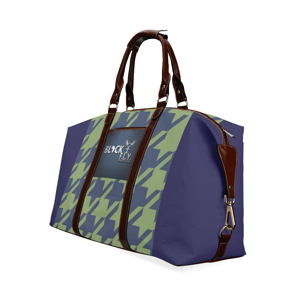 BLACK F.L.Y. Classic Travel Bag (Houndstooth)