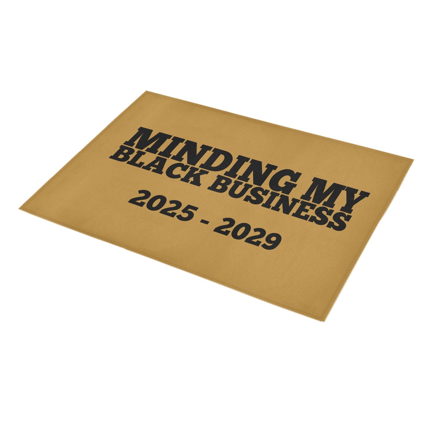MINDING MY BLACK BUSINESS Azalea Doormat 30" x 18" (Sponge Material)